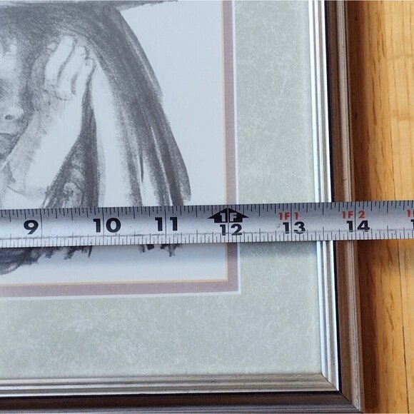 Kathe Kollwitz Framed Etching Print Seed For Sowing Should Not Be Ground 14 X 14 - Picture 10 of 11